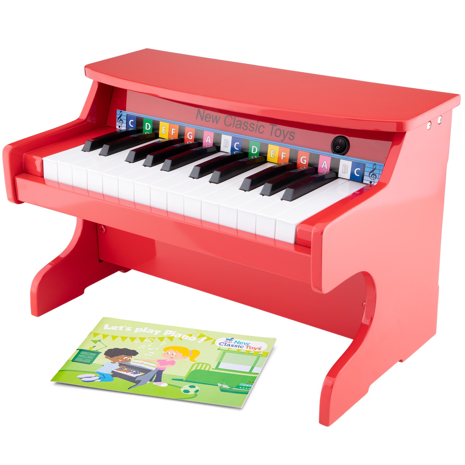 Electronic piano - 25 keys - red | New Classic Toys